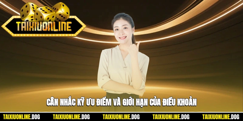 Miễn trừ trách nhiệm 3 - Cân nhắc kỹ ưu điểm và giới hạn của điều khoản