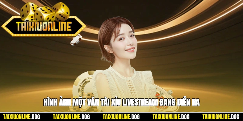 Hình ảnh một ván tài xỉu livestream đang diễn ra